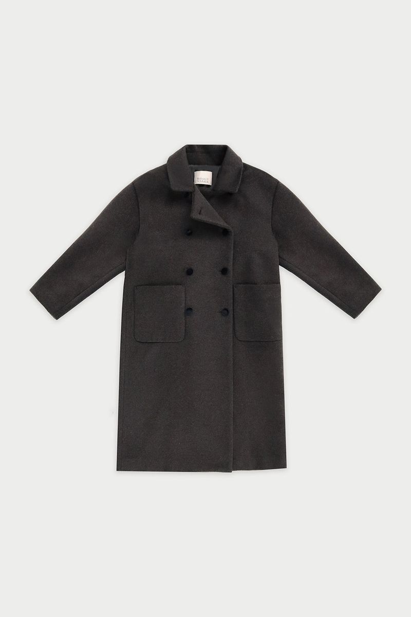 Herringbone double coat_brown