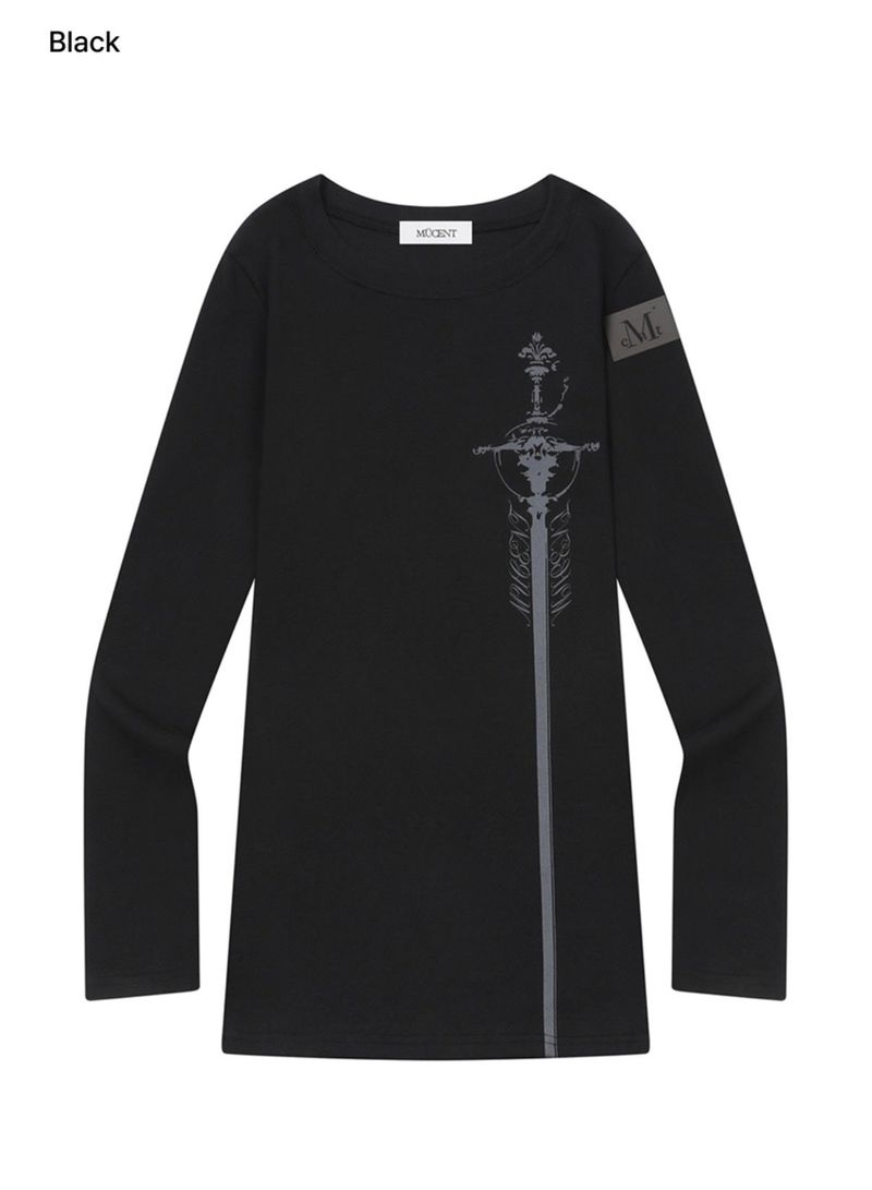 MUCENT（ムセント）の「RAVEN BLADE LEATHER PATCH OPS （Tops）」