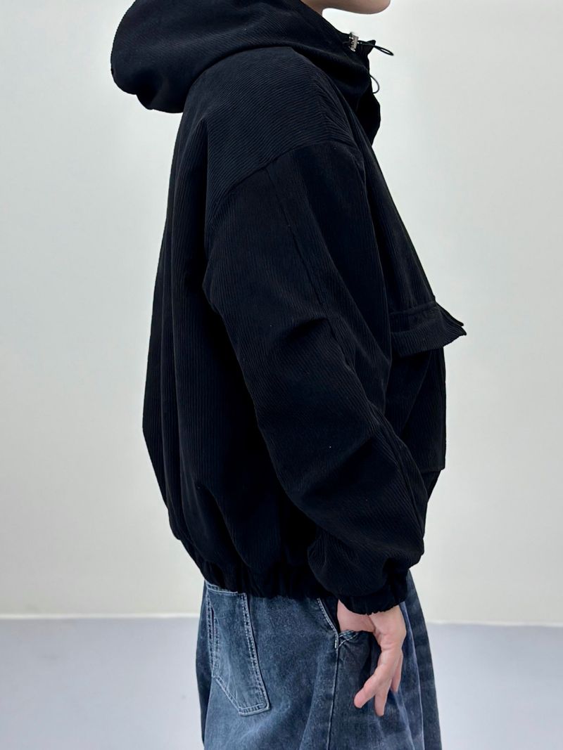 Number Jack Corduroy Hooded Jacket 3C