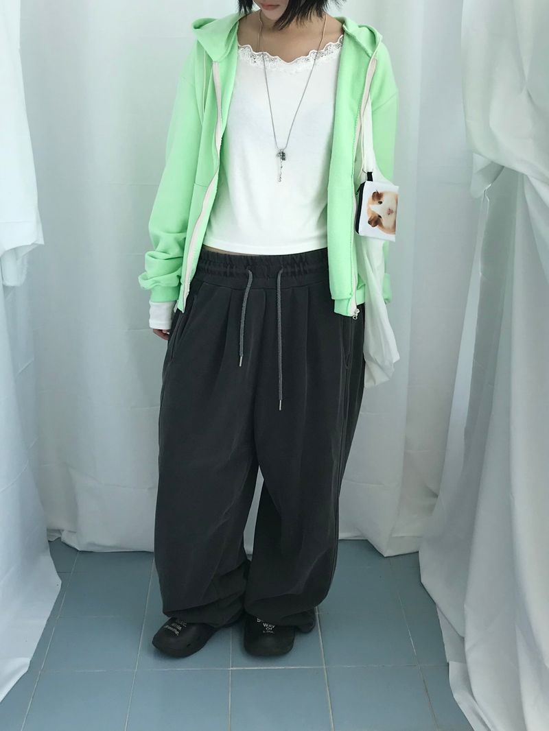 Clover Soft Loose Zip-Up