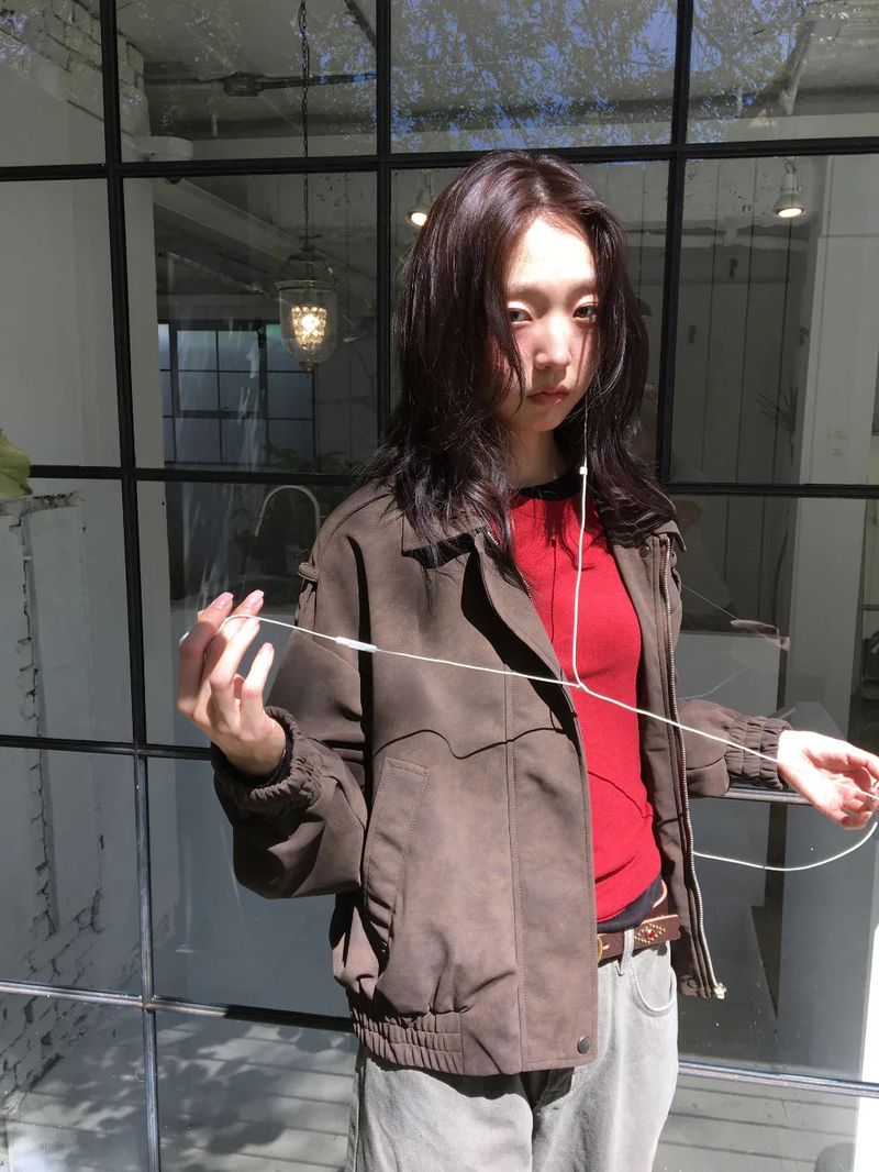 Leaf Low Cutting Long Sleeve (6color)