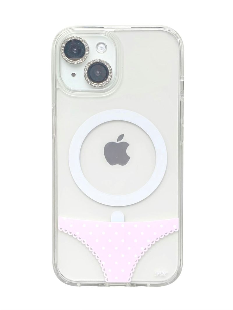 princess house(プリンセス ハウス)の「Polka dot lingerie phone case - magsafe gelhard(Smartphone Accessories)」