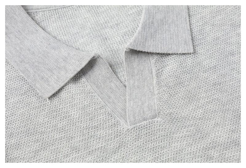 Caleb Open Collar Knit