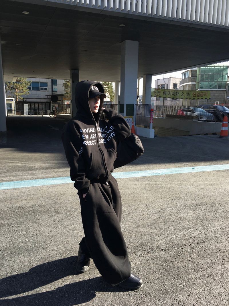 [SET] Lolly Divine Eyelet Crop Hoodie 2C