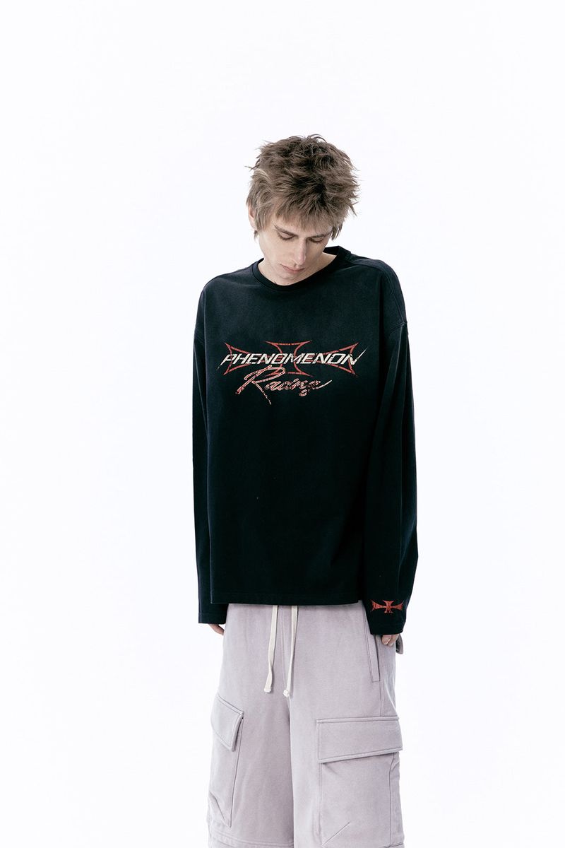 PHENOMENON L/S TEE (BLACK)