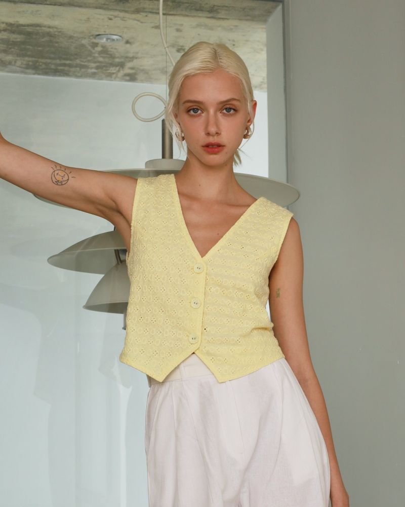 EVIE kimber VEST YELLOW