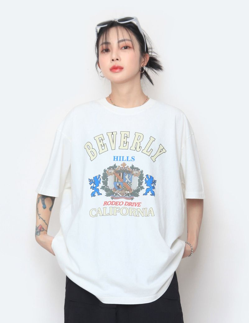 nutellike(ヌテールライク)の「Beverly Hills Short Sleeve T-Shirt(Tops)」