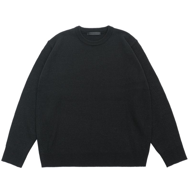 MINIMAL ROUND KNIT BLACK