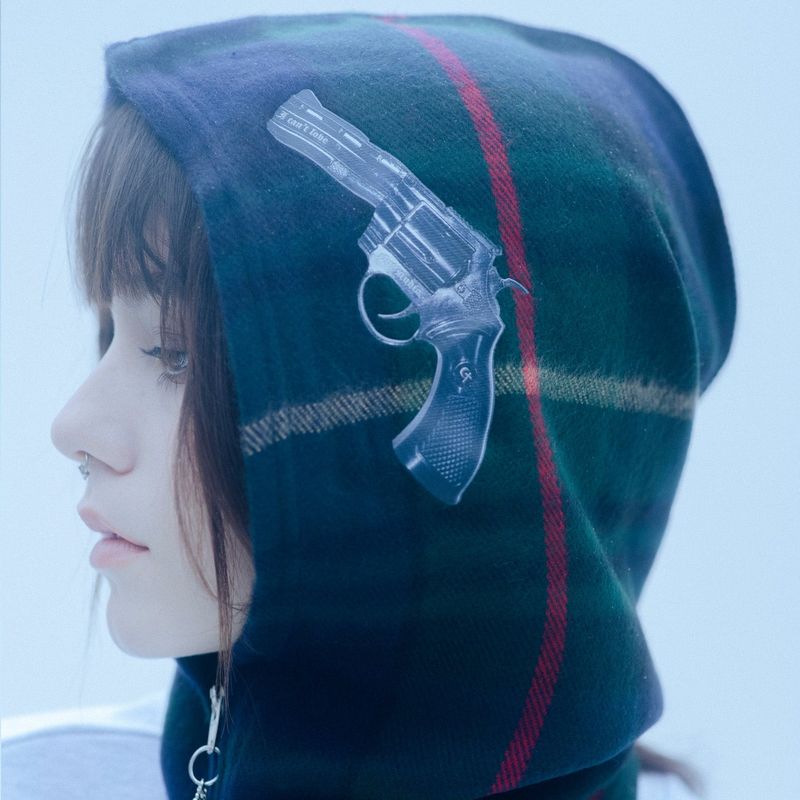 CLUT STUDIO（クラットスタジオ）の「1 5 pistol check balaclava - GREEN（Hats）」