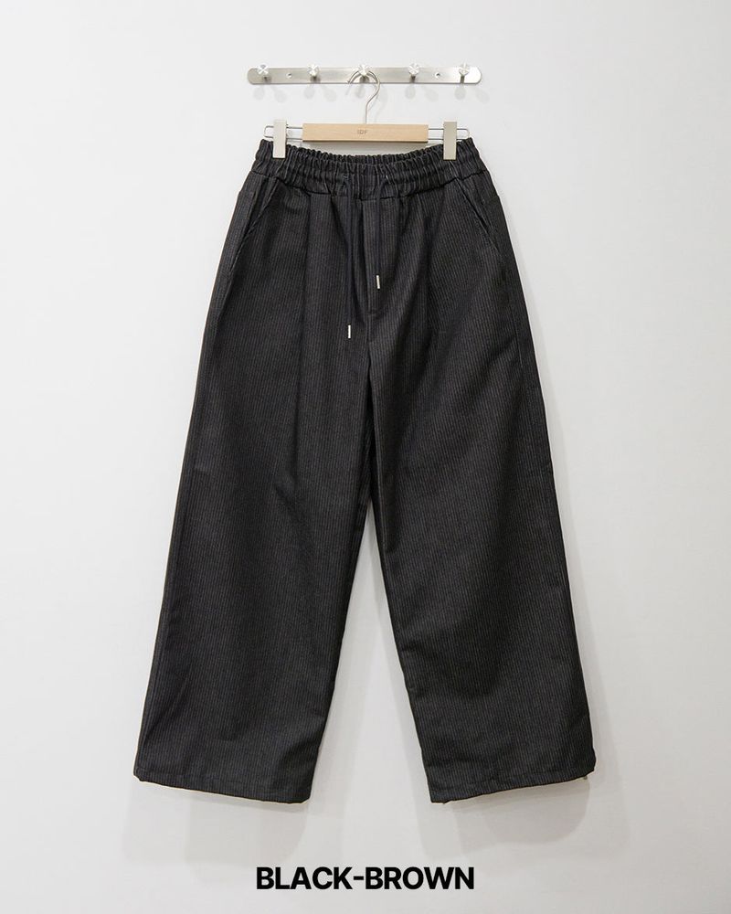 Dobby Stripe Denim Pants