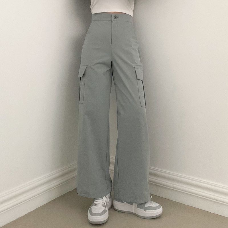 [Bellide made/short, long] Urban two-way string cargo pants