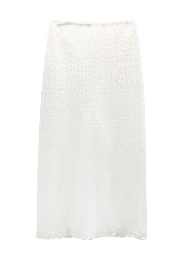 Cozy Lace Knit Long Skirt