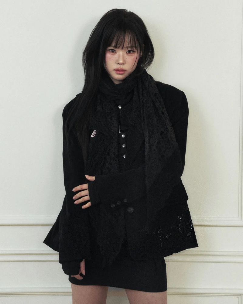 Flower Beaded Classic Jacket