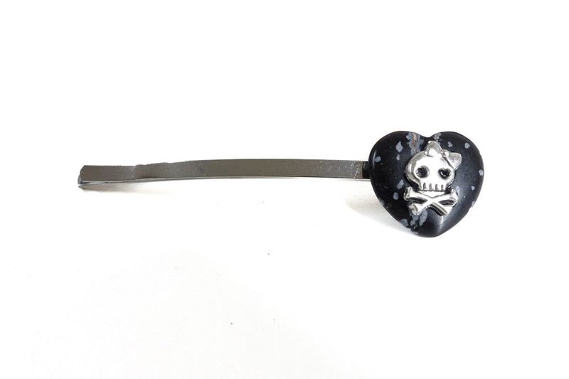 LOVE Skull_hair pin