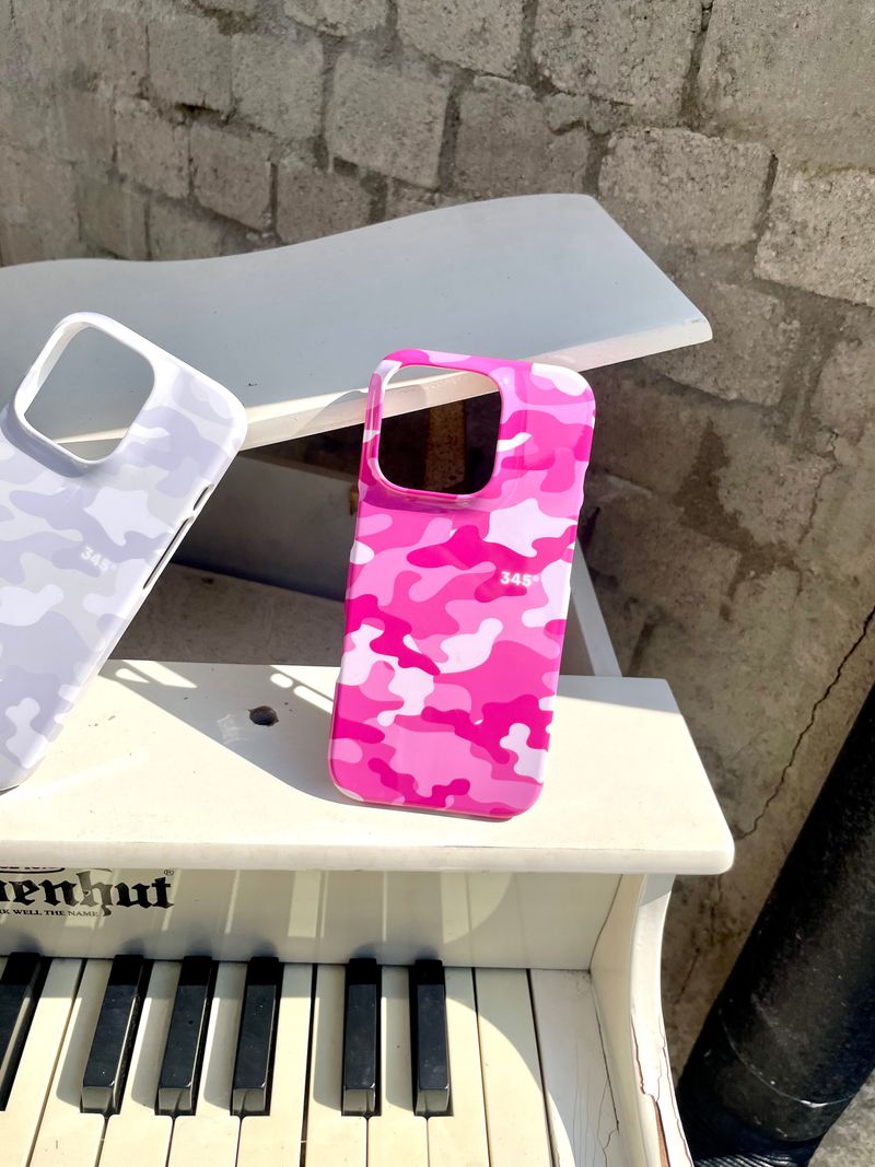[PINK] CAMOUFLAGE Hard Case / TREEFORFIVE345