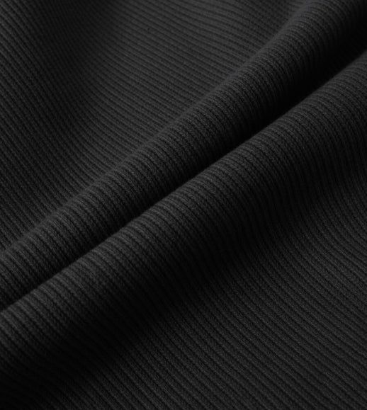 Off wide ribbed hoodie