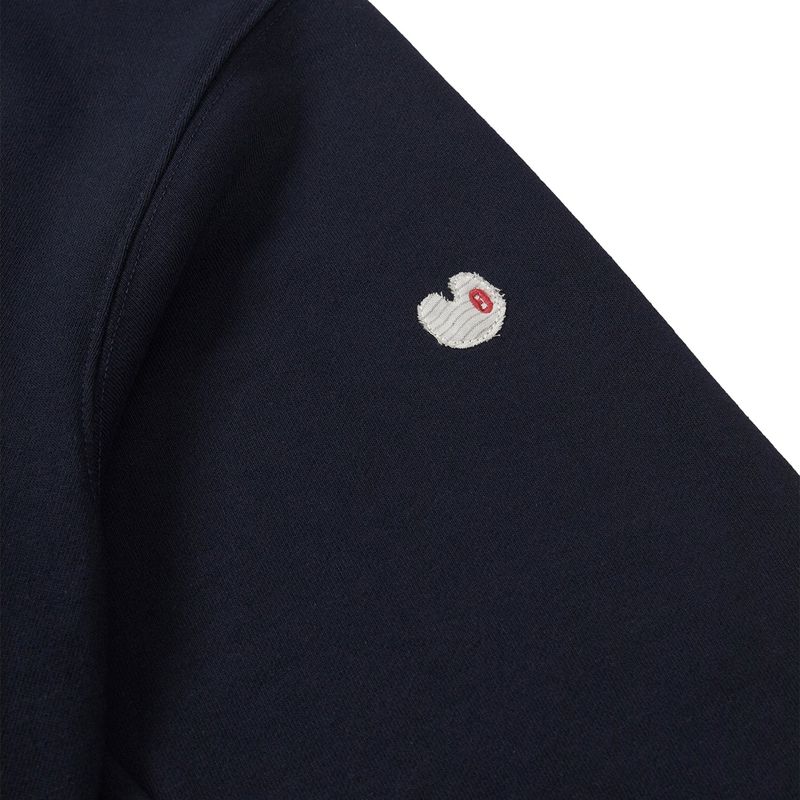 Gardener hoodied zip-up / Navy