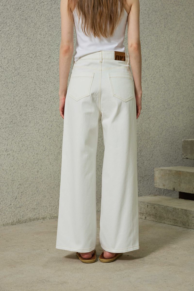 NOAH WIDE PANTS / ECRU