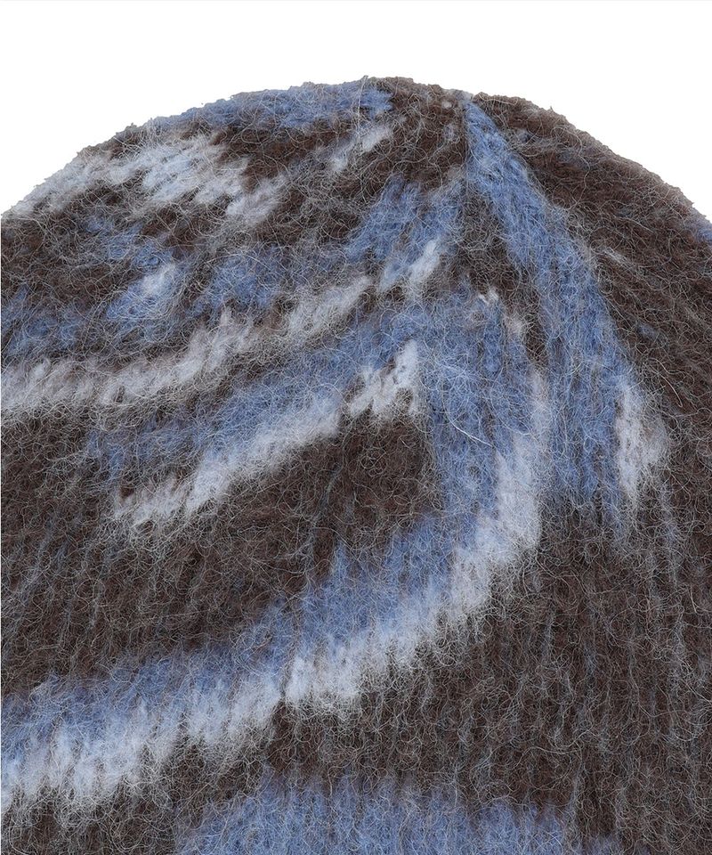 DESTROYED ECLIPSE HAIRY BEANIE