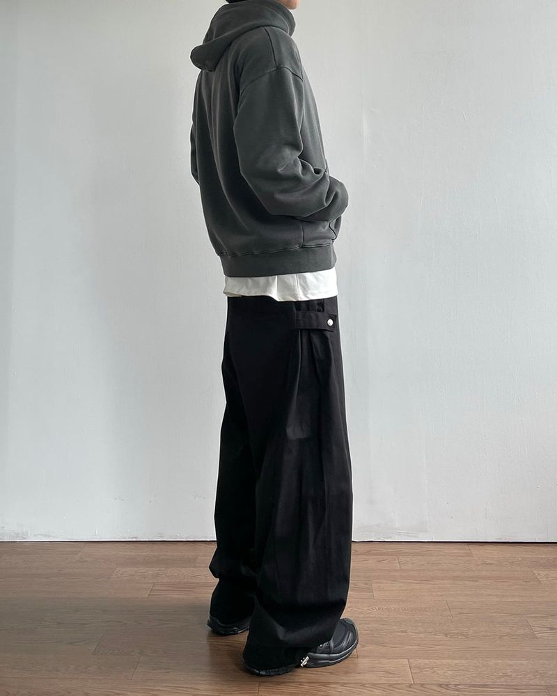 Sans Snap Cotton Pants