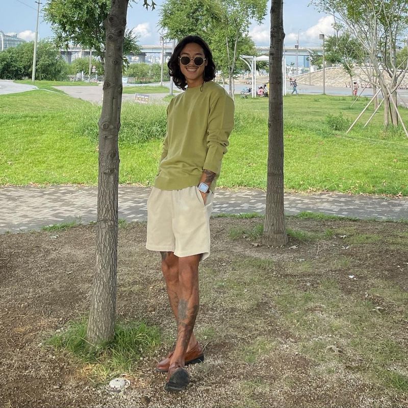 Corduroy half Pants 8COLOR