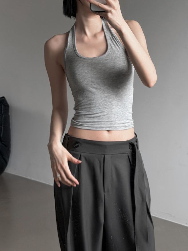 mnem（ムネム）の「Tia Basic Halter Top（Tops）」
