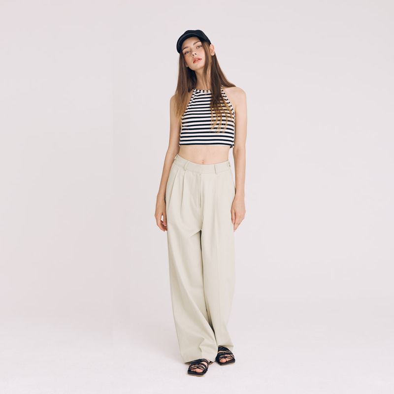 FREIHEIT(フライハイト)の「TWOTUCK COTTON WIDE PANTS (MELON)(Pants)」