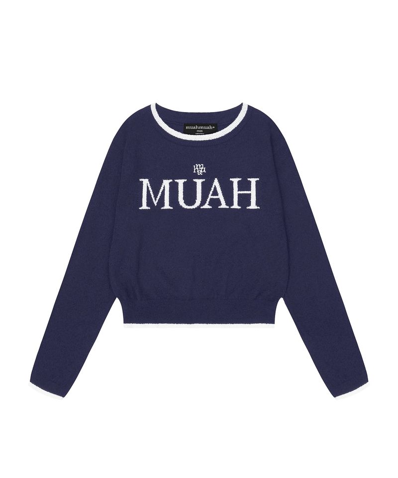 LOGO BOUCLE ROUND KNIT