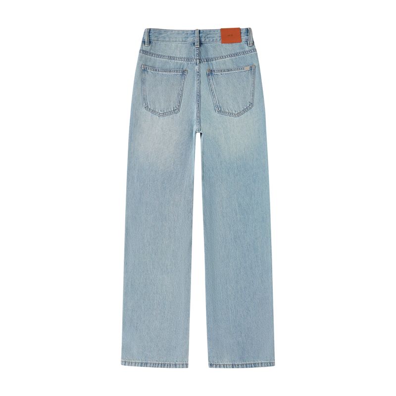TEEN DESTROYED SLIM WIDE DENIM code 26231
