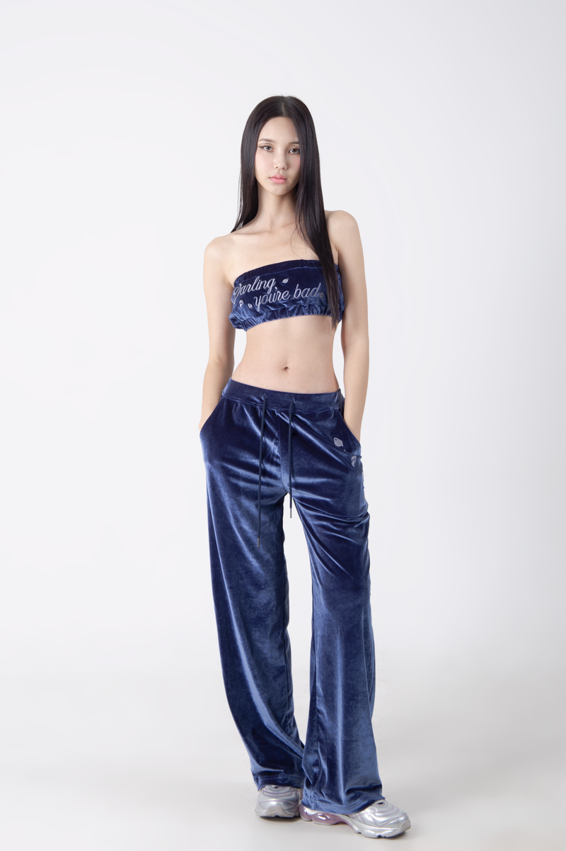  DARLING, YOUR SWEATPANTS ! #VELVET BLUE