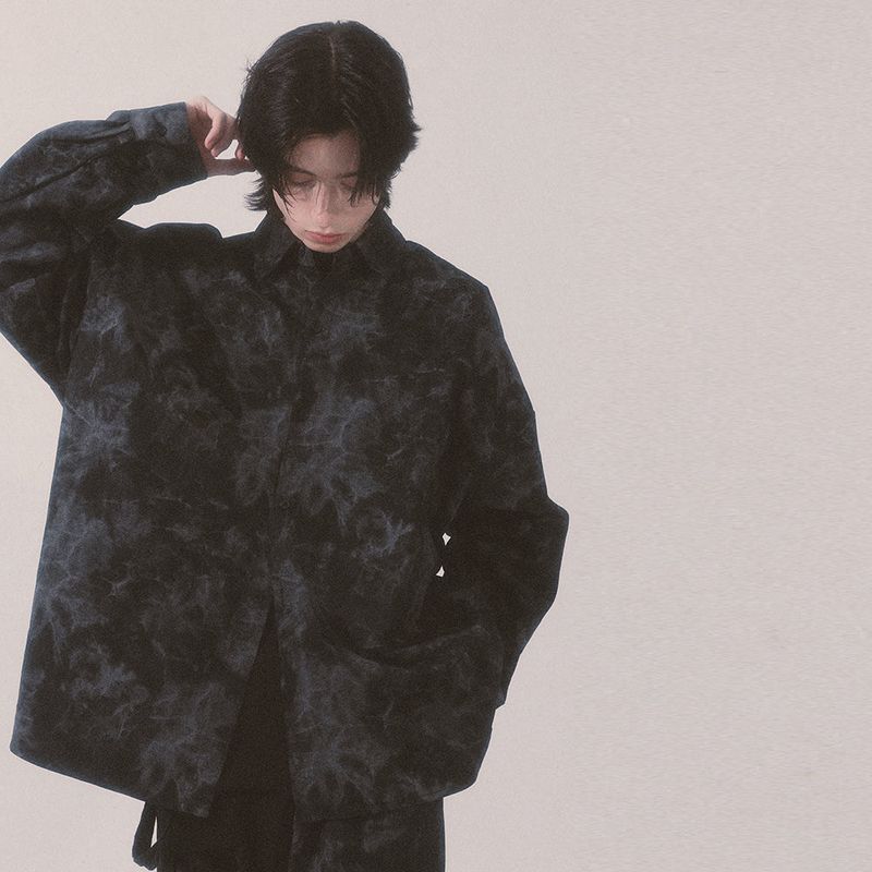 tie-dye shirt_black