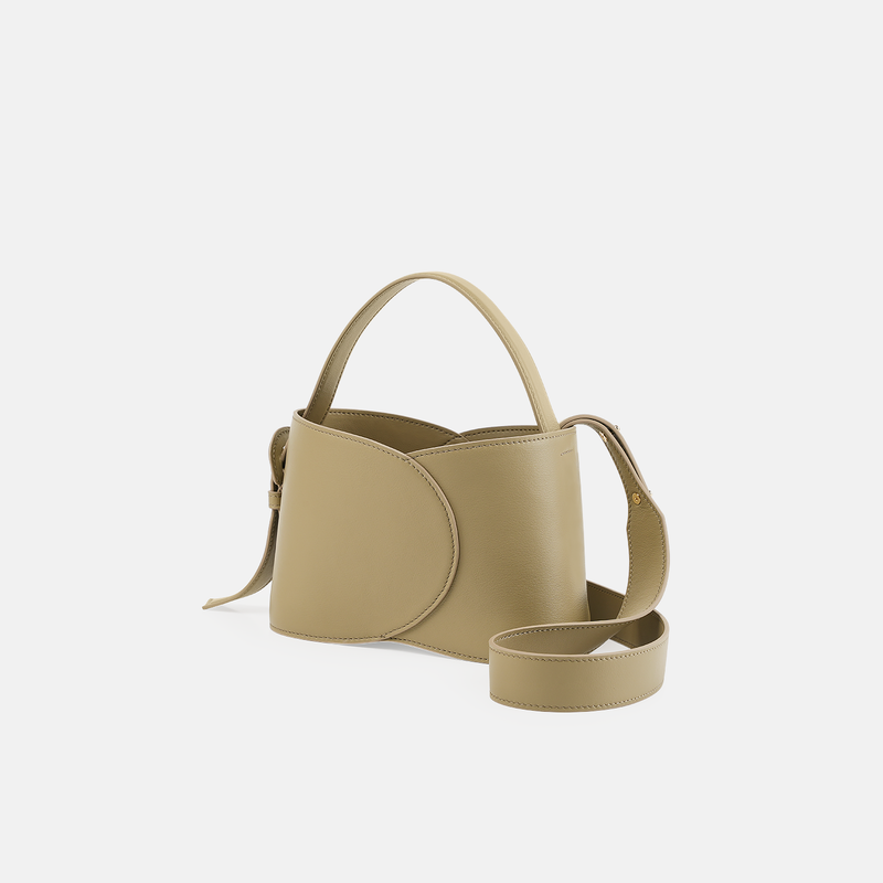 Cloud Curve Bucket Bag-Small