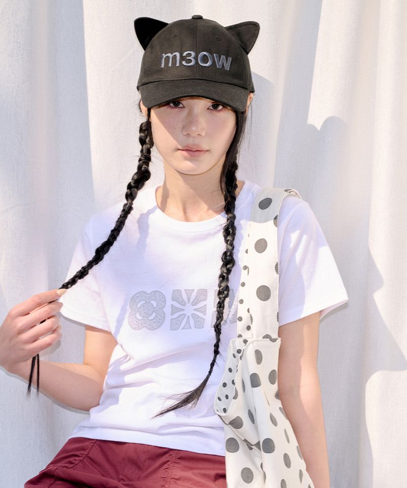 M3OW CAT EAR BALL CAP