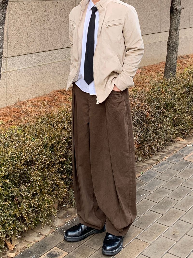 Mensfloor（メンズフロア）の「Suede Incision Biker Jacket（Jackets/Outerwear）」