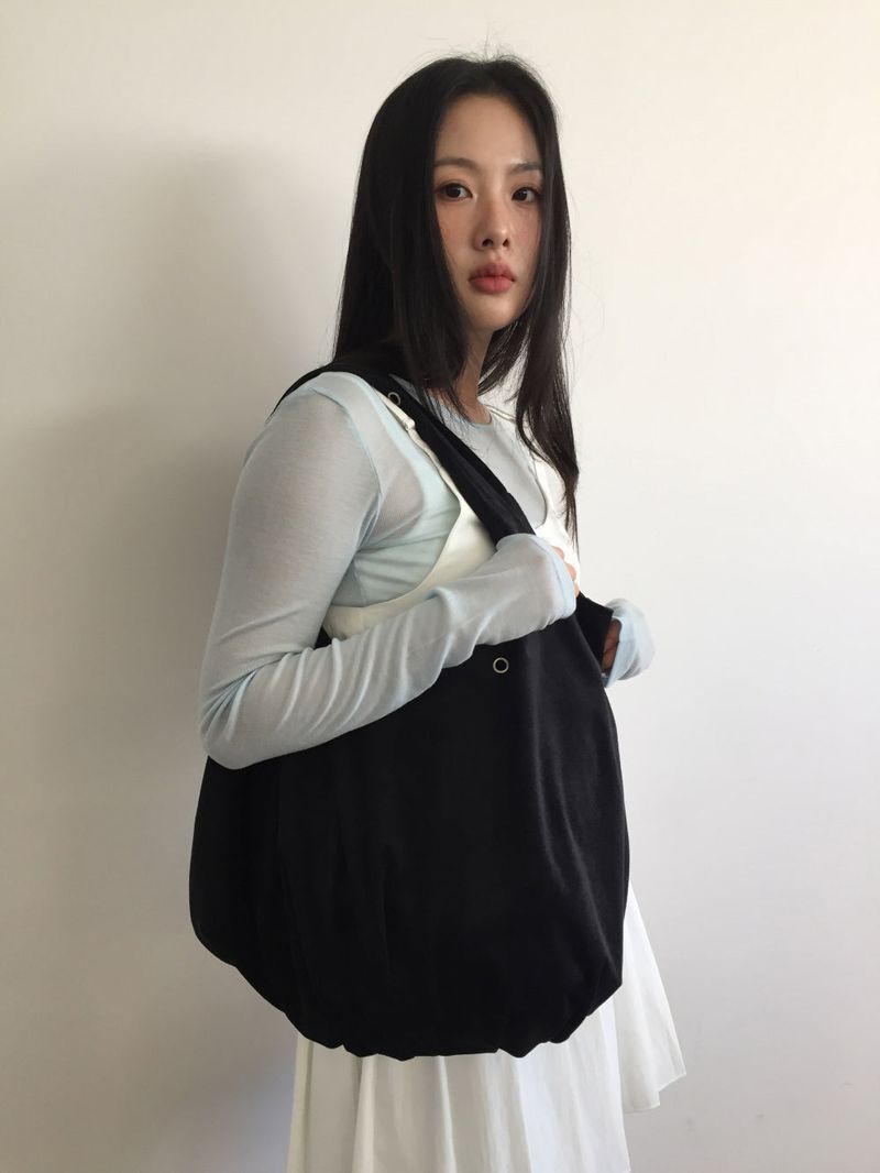 Leti Eyelet Shirring Bag (2color)