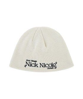 BLINK LOGO LETTERING BEANIE_IVORY