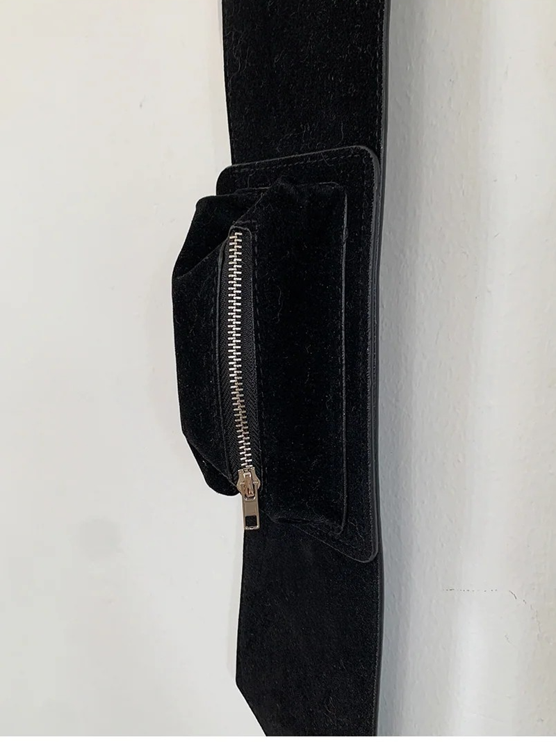SUEDE POCKET BELT BAG (2C)