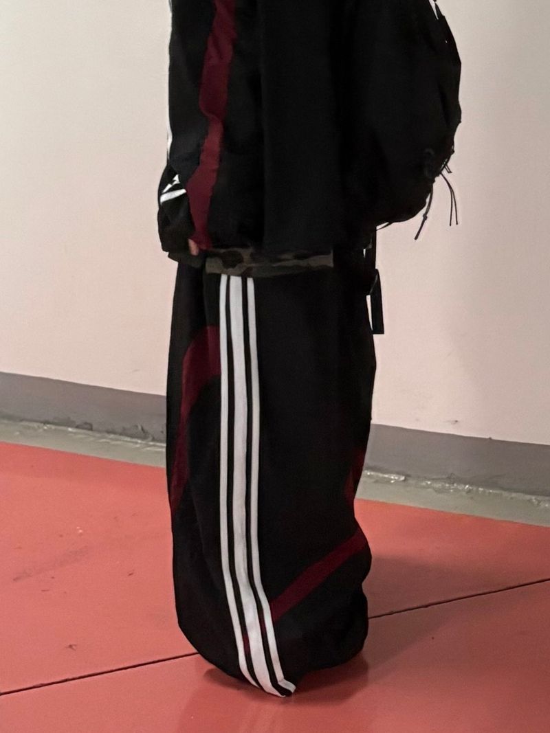 sweep mesh nylon pants