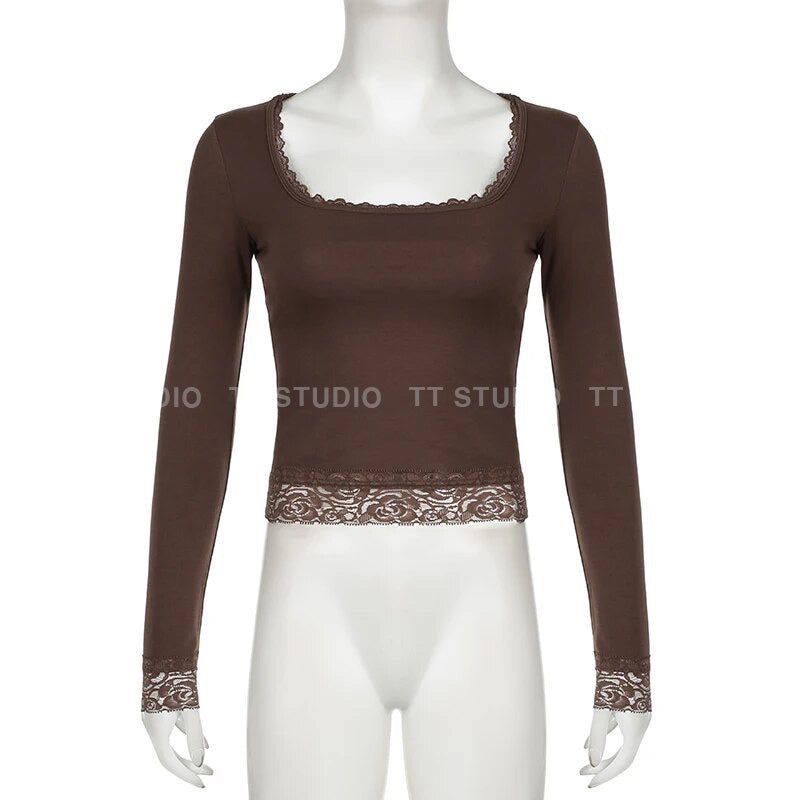 Lace long sleeves-T