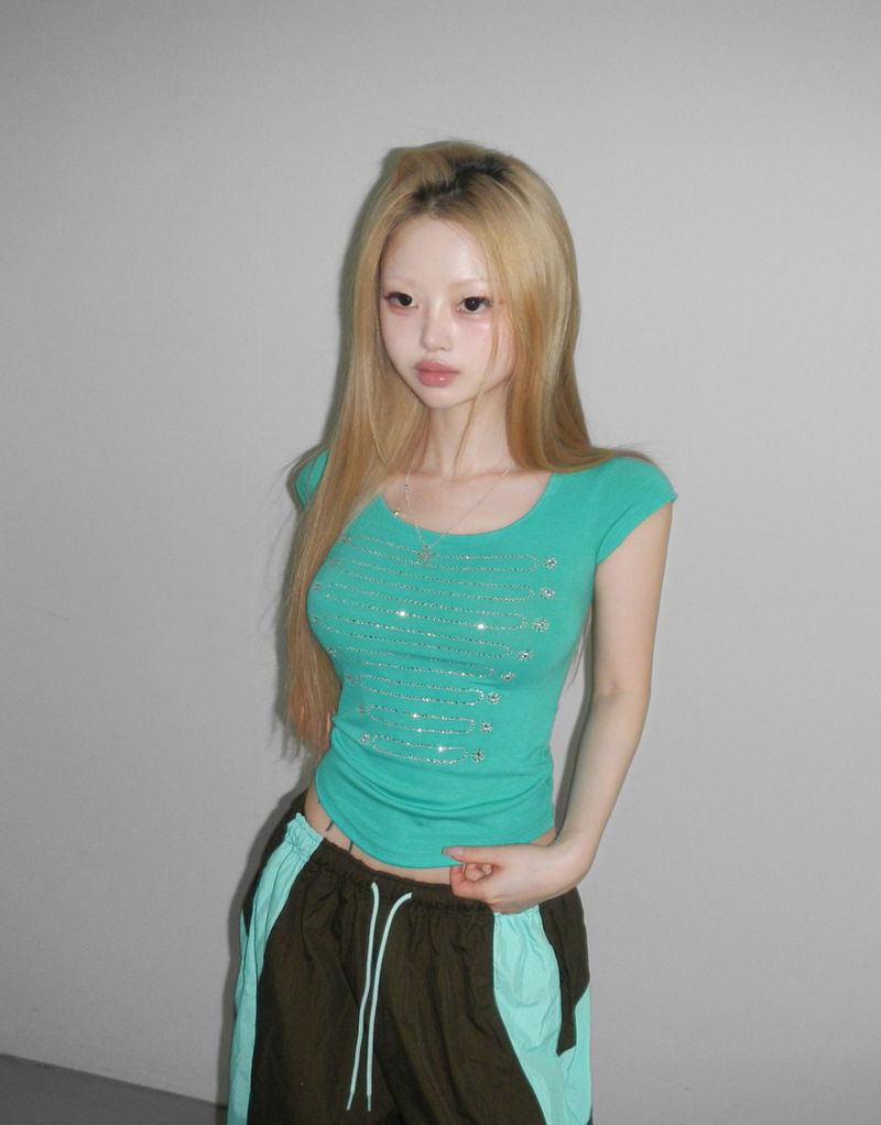 THEAIRTOWN（ザエアータウン）の「epauletd stairs tee(4 color) （Tops）」