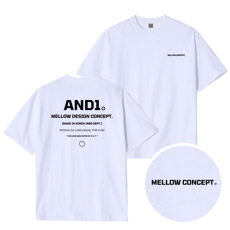 mellowconcept（メロウコンセプト）の「U21 AND1 Logo T-shirts White（Tops）」