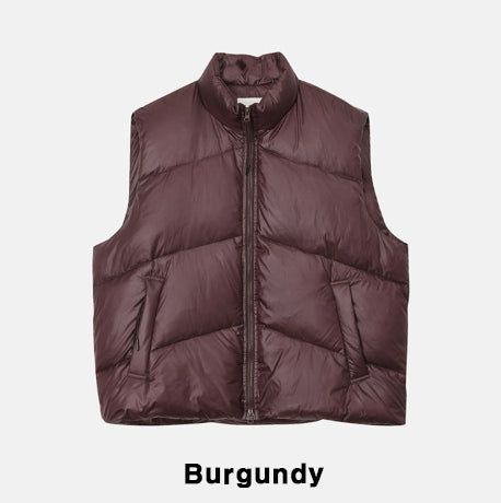 [Duck Down100%] Smore Puffer Down Padding Vest