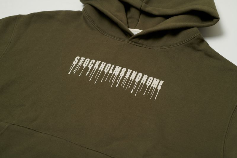 DRIPPING HOODIE - KHAKI