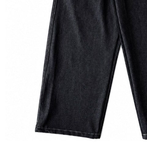 Colden Lettering Banding Wide Denim