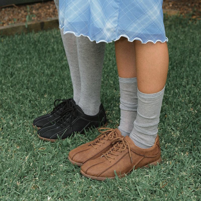 Fuzzy 0021. Stiched Lace-Up - 4colors