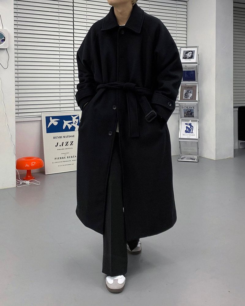 SK Maison Wool Mac Coat (2 colors)