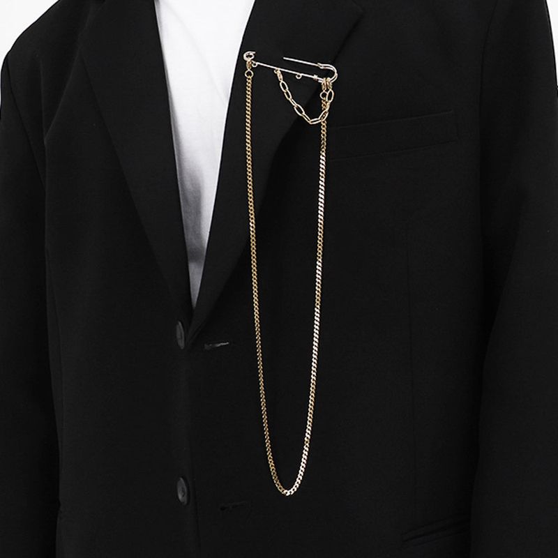BASSCLEF(ベースクレフ)の「Men's gold clothespin brooch_CLEF GOLD SWAG Brooch(Smartphone Accessories)」