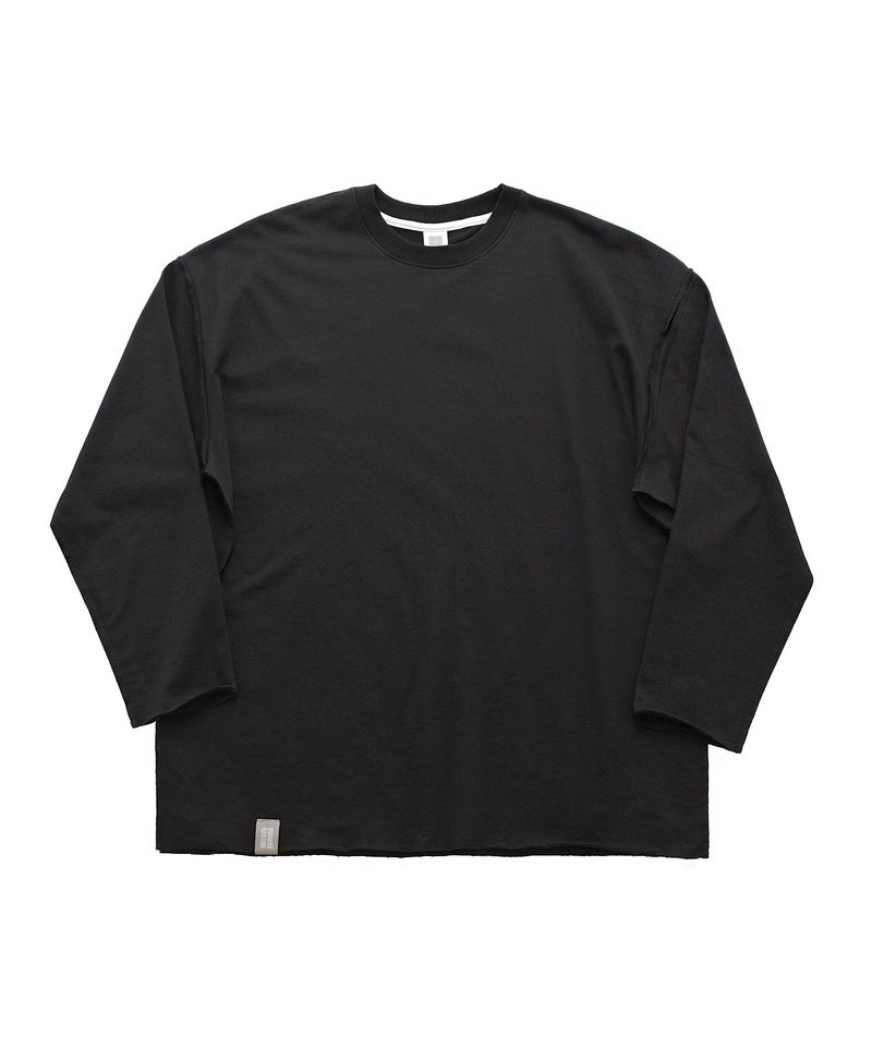 A NOTHING(アナッシング)の「ヴィンテージ P. ダイイングカットアウトボックスTシャツ (Black)(トップス)」