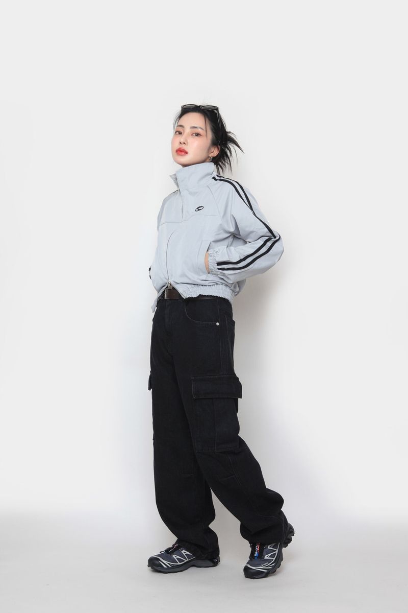 Scotch track zip-up