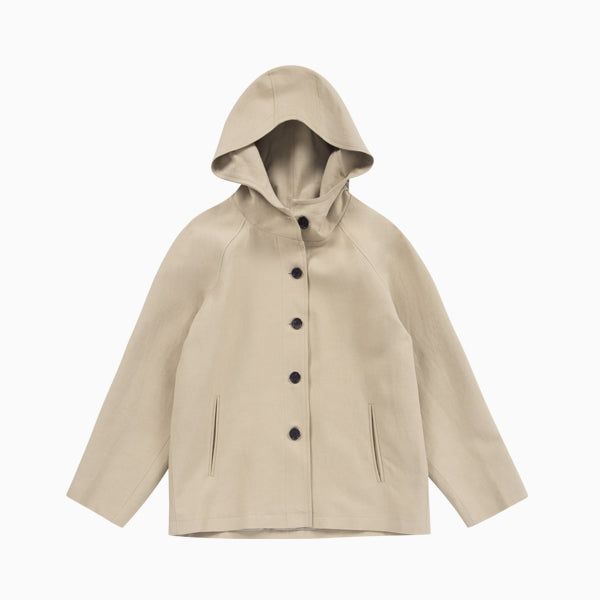 Hooded raglan jumper